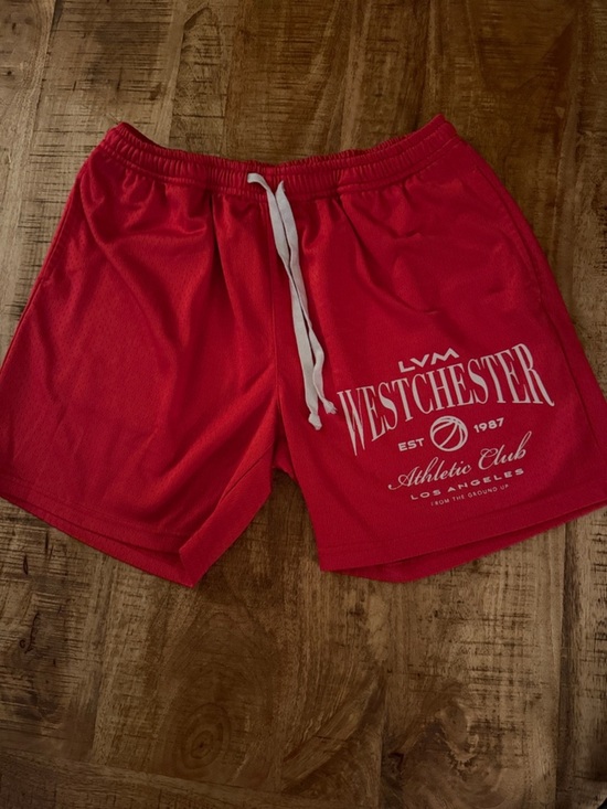 LVM LA Other - Men’s Red Performance Shorts